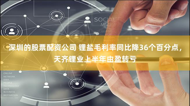 深圳的股票配资公司 锂盐毛利率同比降36个百分点，天齐锂业上半年由盈转亏